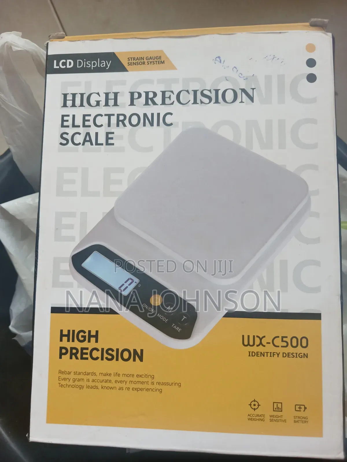 Electronic Digital Kitchen and Resin Art Scale -Abi