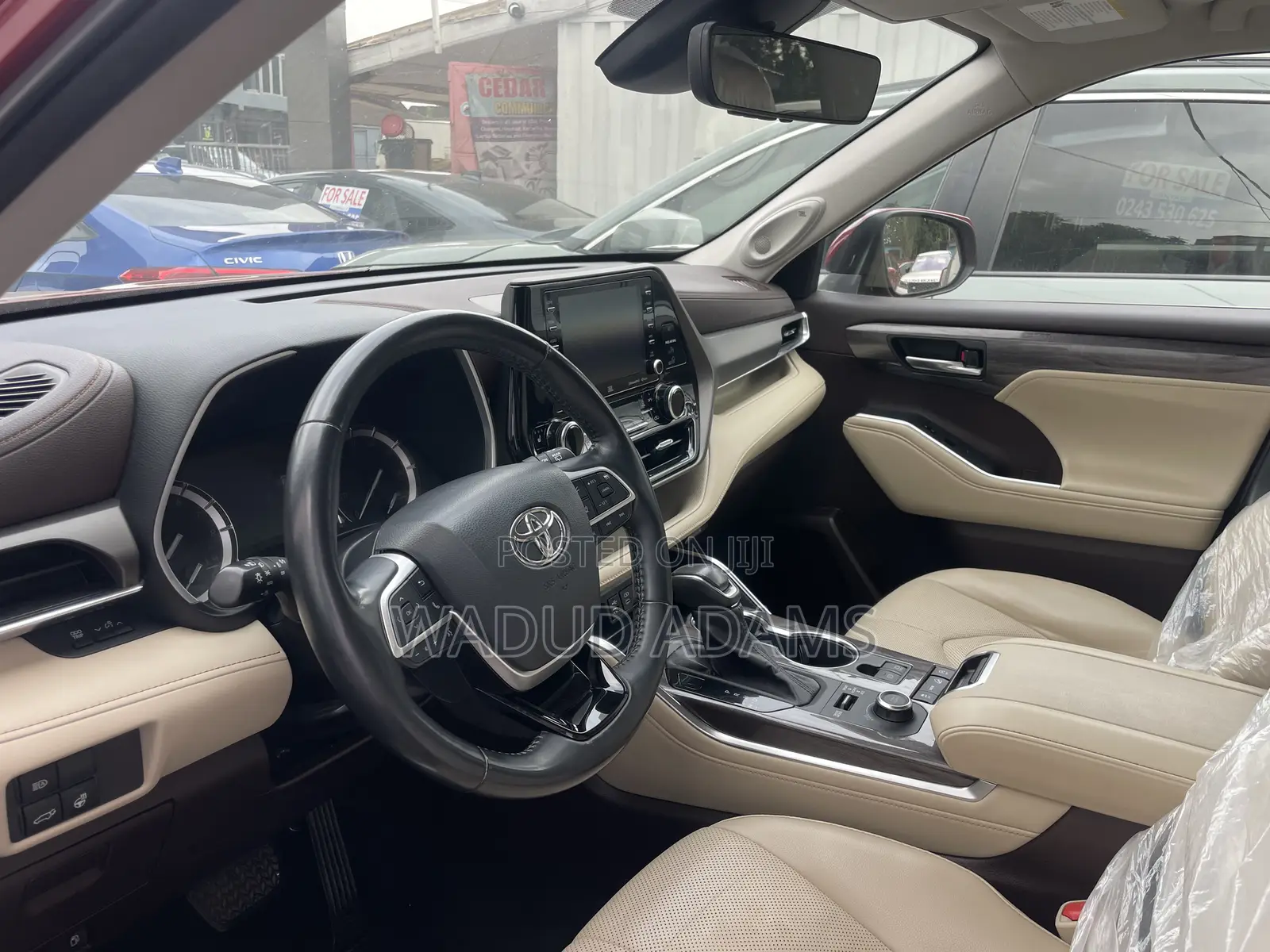 Toyota Highlander Limited AWD 2023 Red