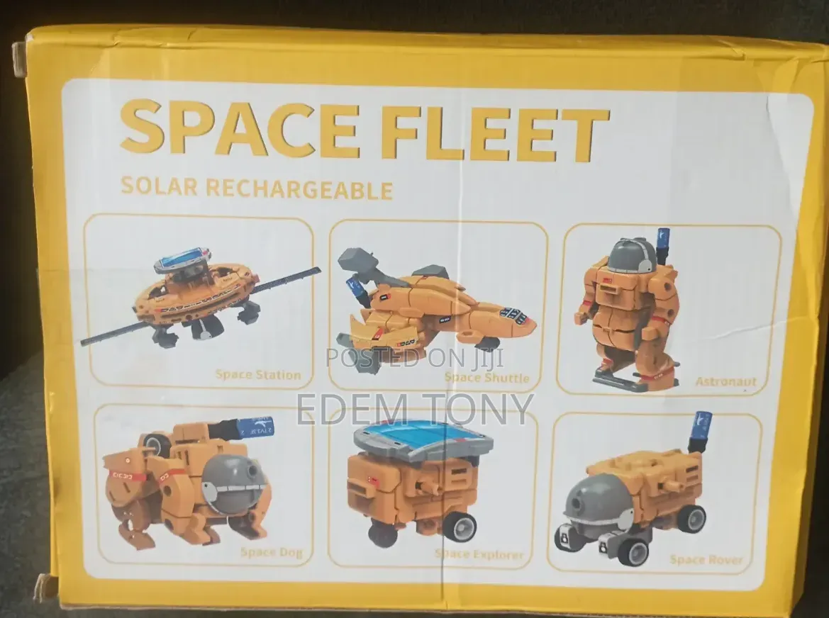 6-in-1 Solar Powered Space Fleet Stem Kit for Educational Building