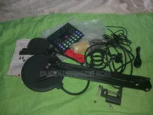 Bm-800 Condenser Microphone Kit With V8s Live Sound Card.