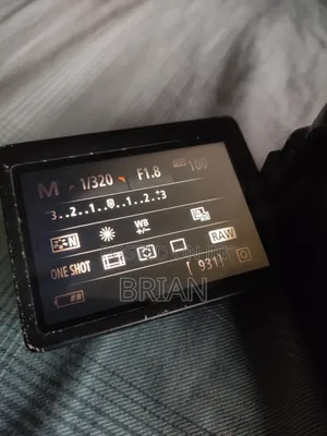 Canon T6i (Dark Region Around the Screen) + 50mm Prime Lens+ Batt Grip