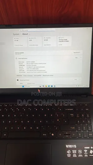 New Laptop Acer Nitro V 15 16GB Intel Core i5 SSD 500GB