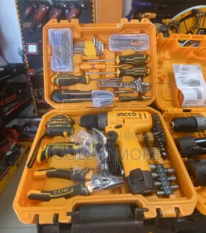 Ingco 12v Cordless Drill With Accessory Tools