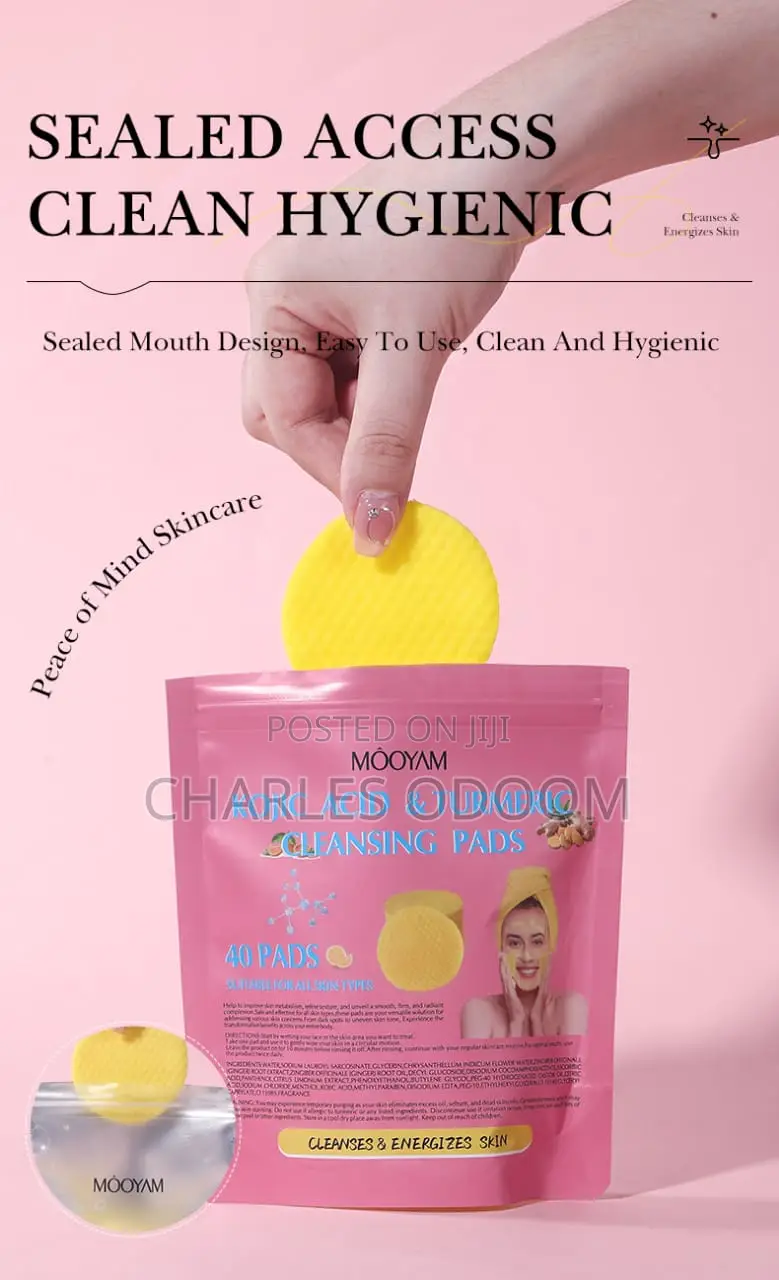 Kojic Turmeric Cleansing Pads