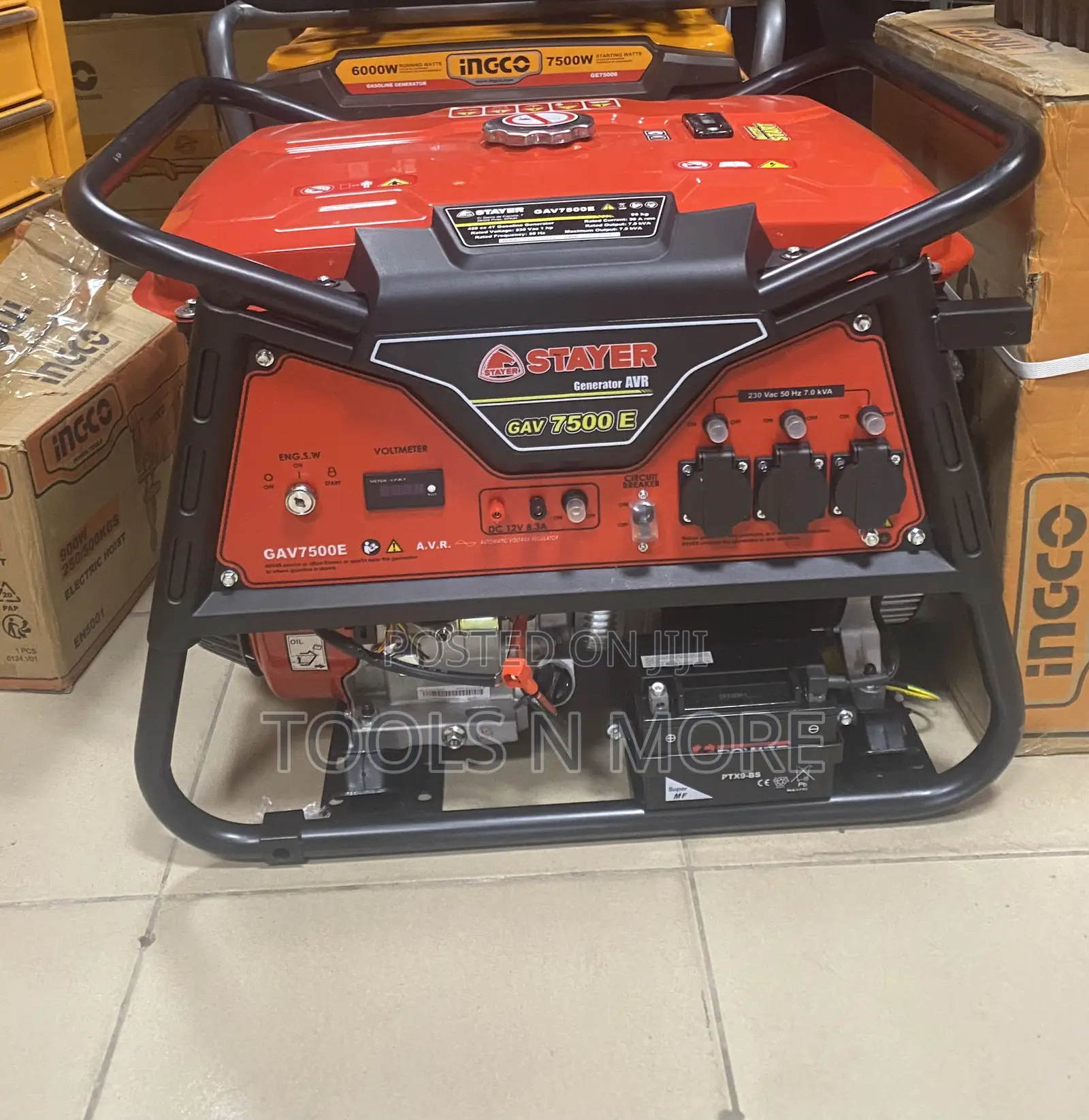 Stayer Gasoline Generator 7.5kw (European Quality)