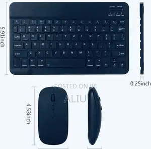 Ultra-Slim Rechargeable Bluetooth Keyboard Mouse Combo
