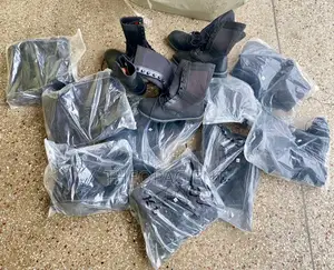 Premium Black Tactical Military Security Boots – Durable Heavy-Duty