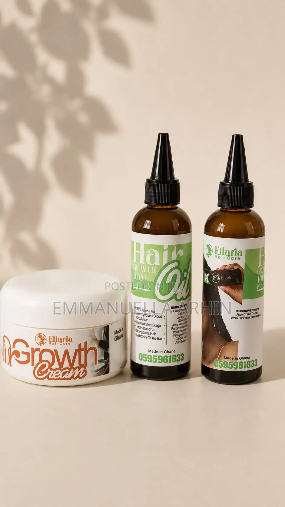 Ellaria Hair Care Products