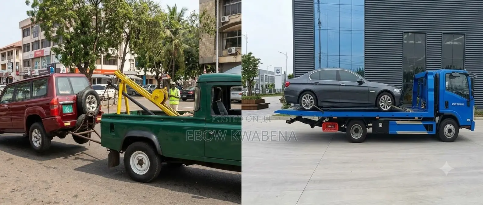 24/7 Vehicle Towing Services in Teshi, Nungua and Osu