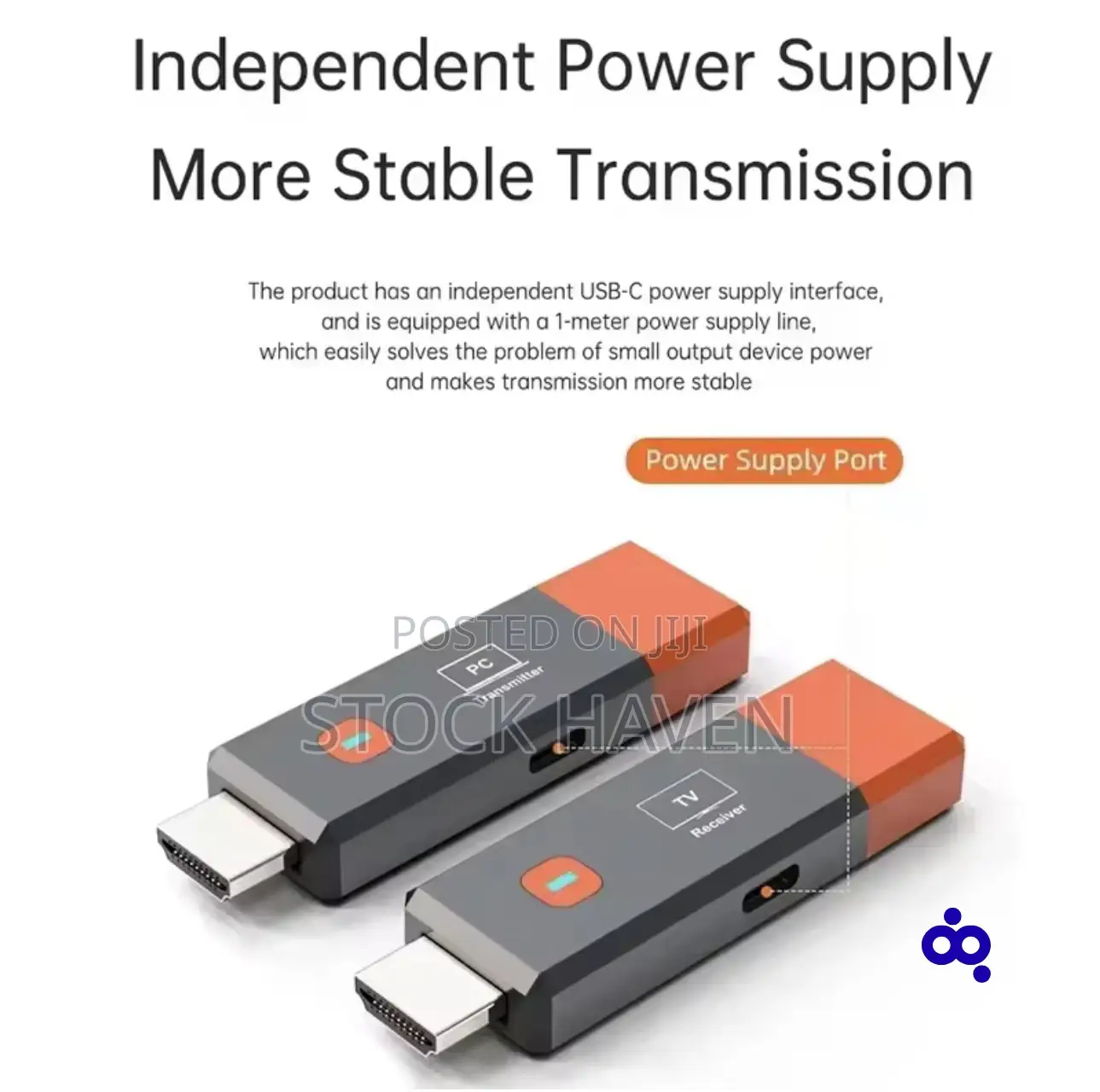 Wireless Hdmi-Compatible Video Transmitter and Receiver Extender Kit