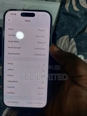 Apple iPhone 15 128 GB White