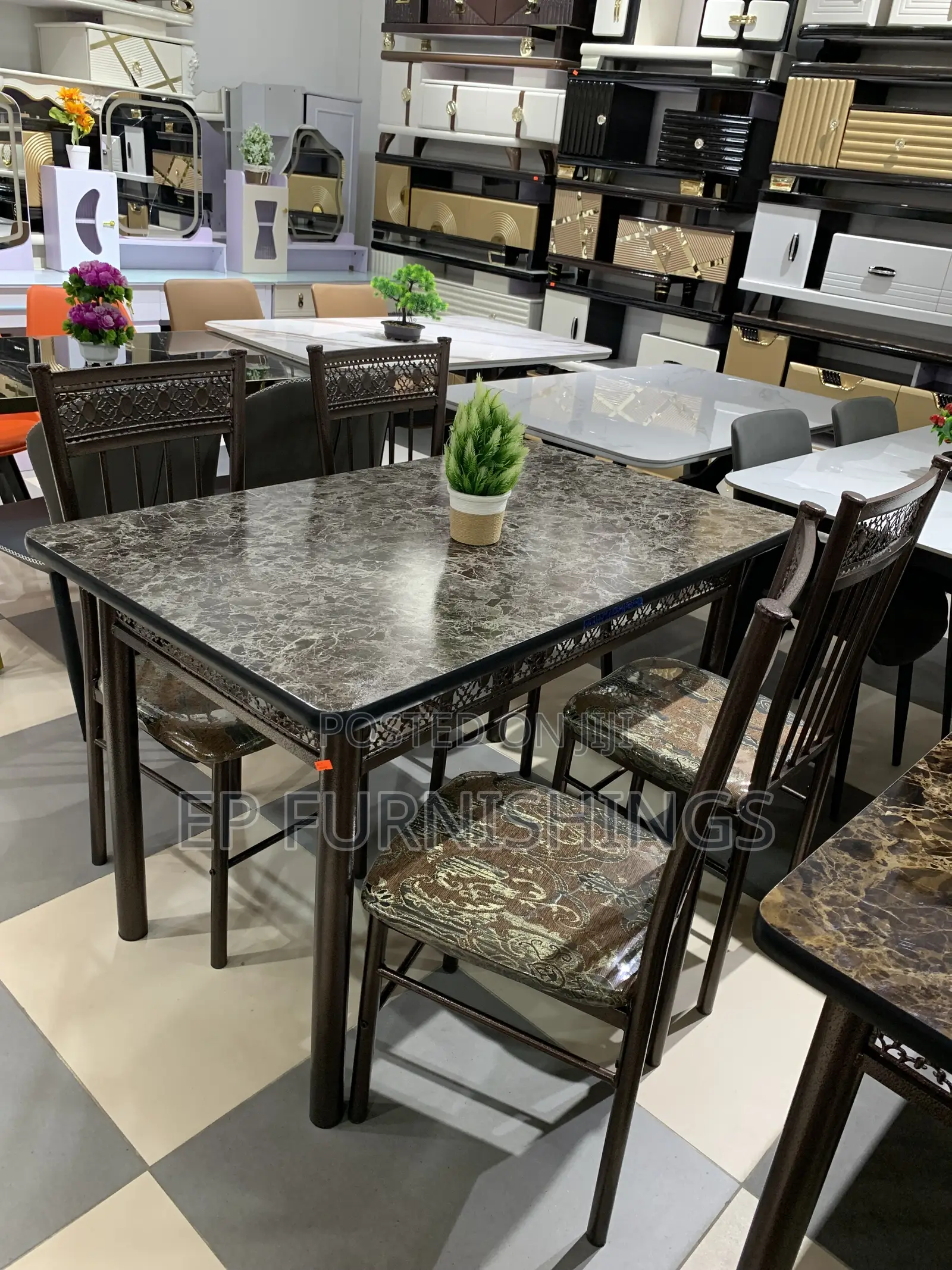 4 Seater Rectangular Dining Set