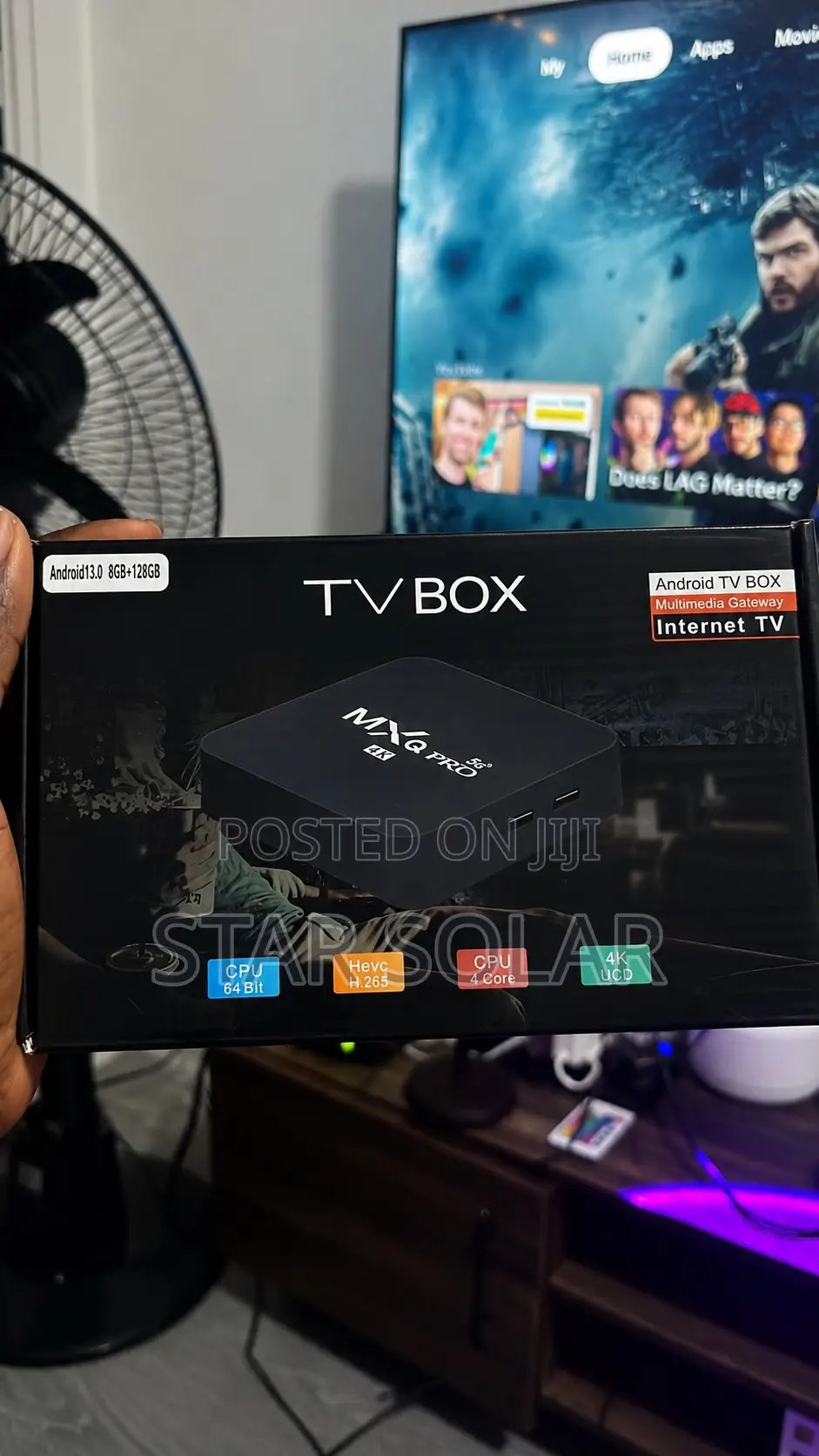 MXQ Pro 8gb Ram + 128gb Android 13 Smart /Tv Box