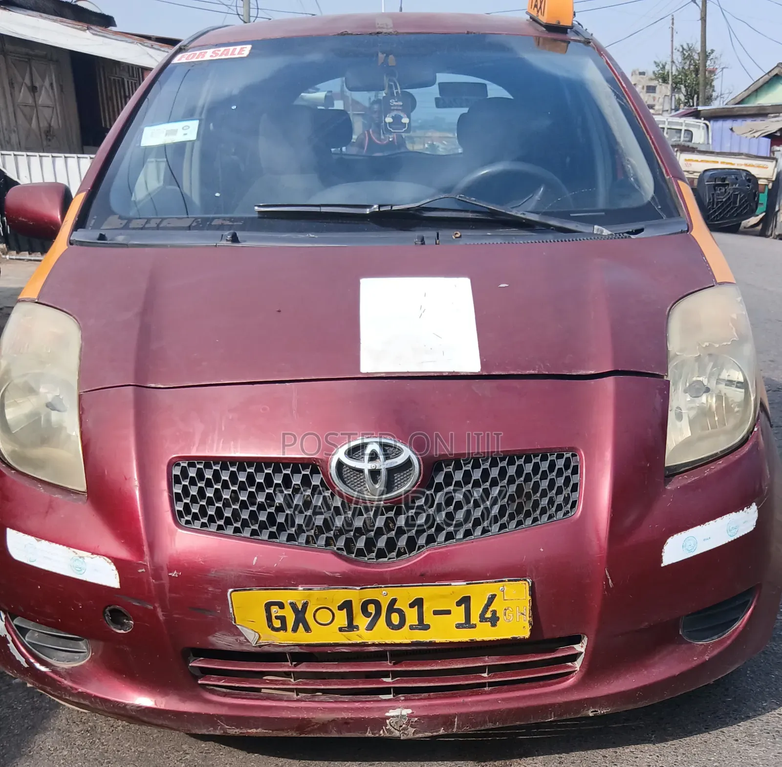 Toyota Yaris 2009 Brown