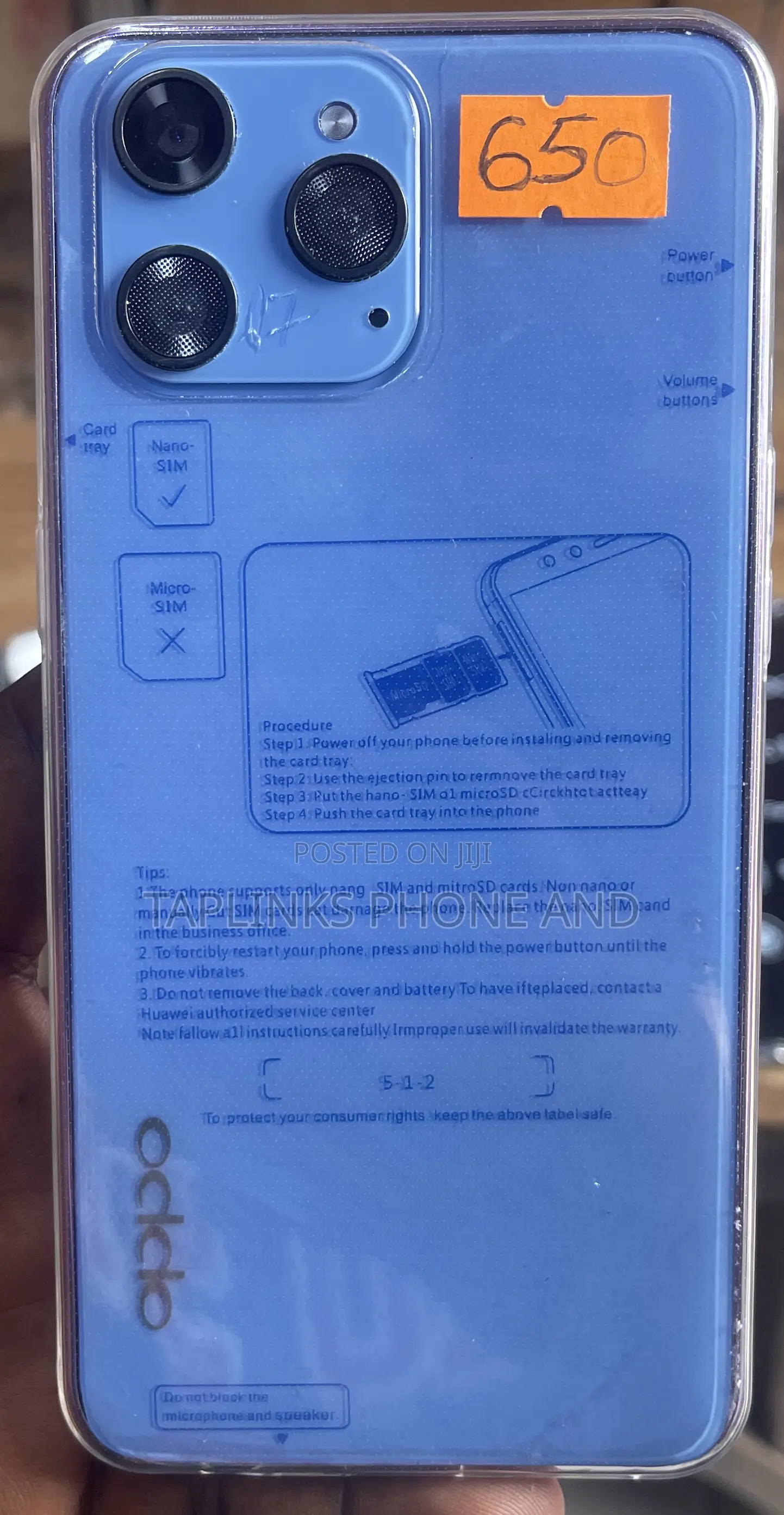 New Oppo A2 Pro 256 GB Blue