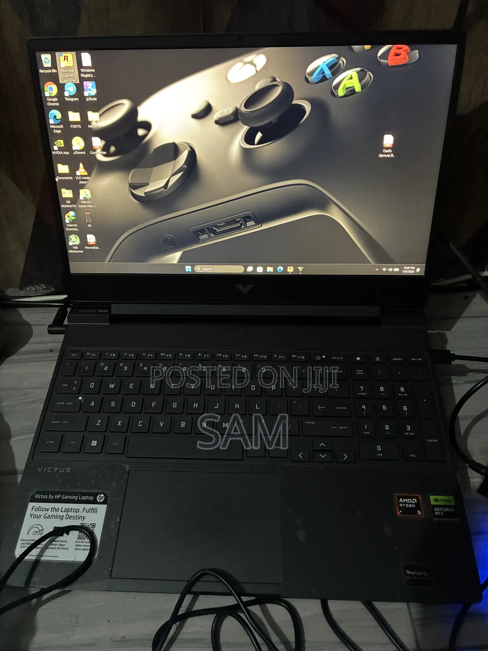 Laptop HP Victus 15 32GB AMD Ryzen 5 SSD 512GB