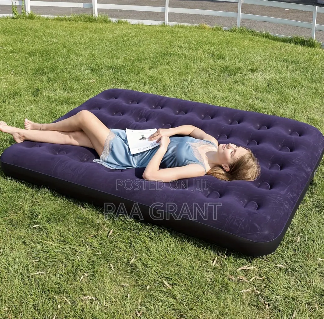 Comfort You Deserve ( Inflatable Double Air Mattress Plus Free Pump