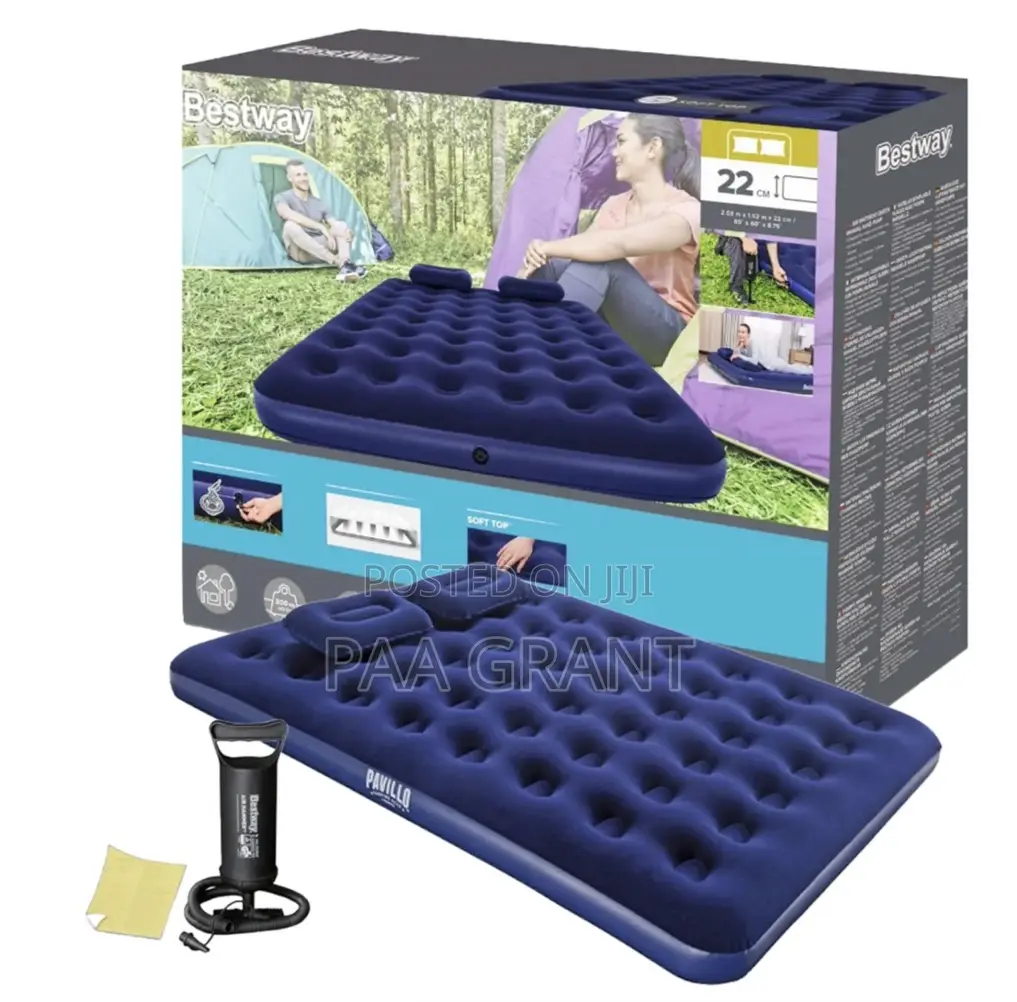 Built for for Everyday Comfort (Double Air Mattress Plus Free Pump