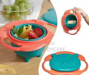 360 Degree Kids Bowl That Prevent Food From Spilling