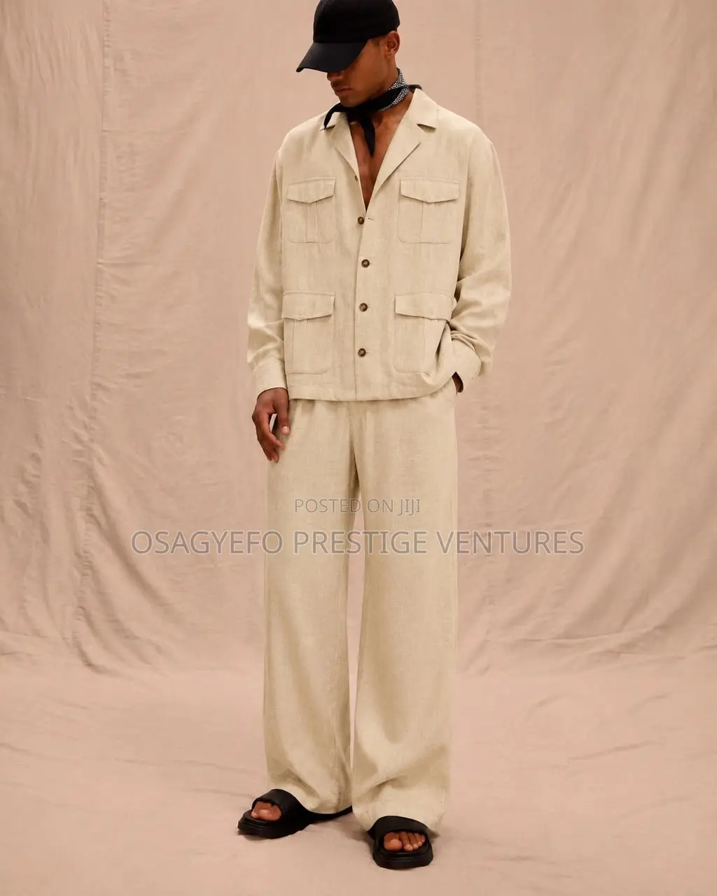 Hardest Big Boy Linen Executive Top and Down