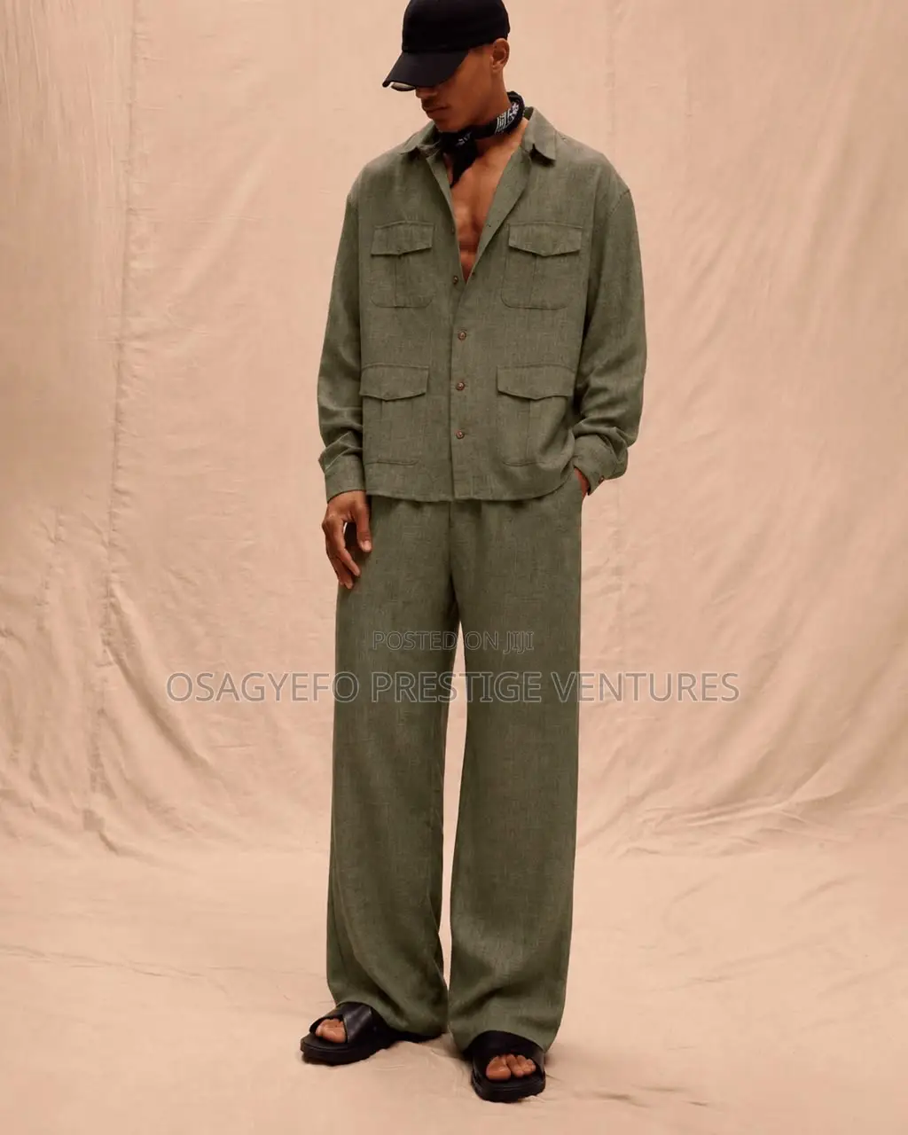 Hardest Big Boy Linen Executive Top and Down