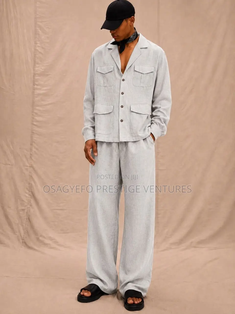 Hardest Big Boy Linen Executive Top and Down