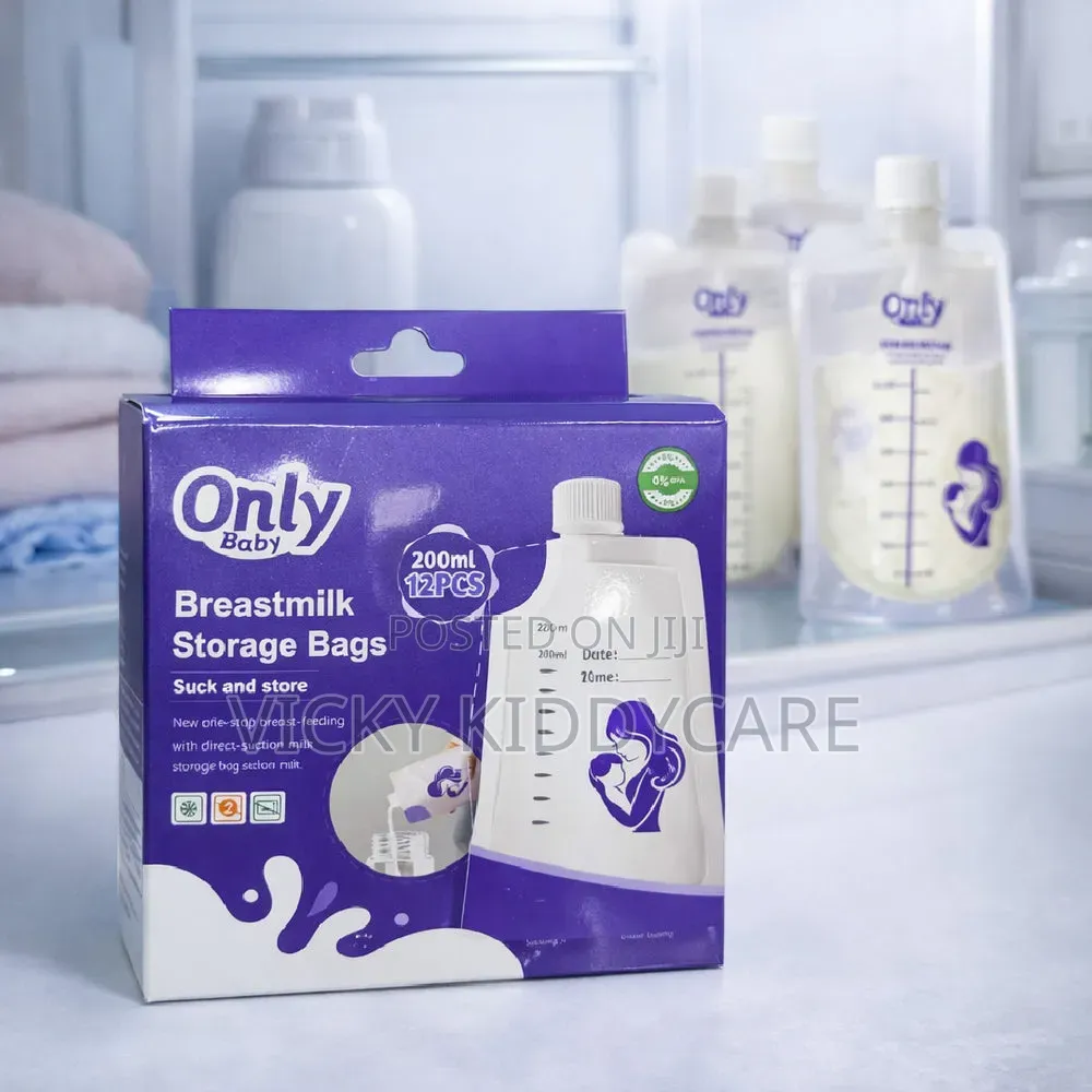 12 PCS 200 Ml Breastmilk Storage Bags