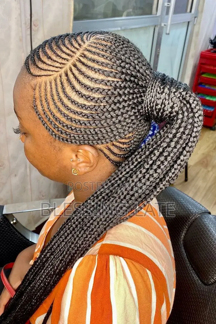 Cornrow Ponytail/Home Service