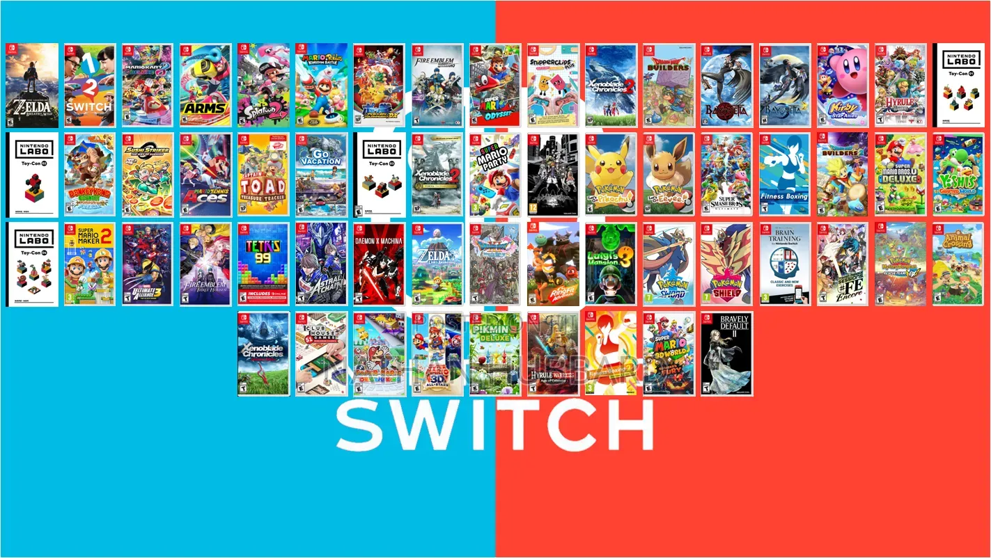 Nintendo Switch 2 and 1 Games