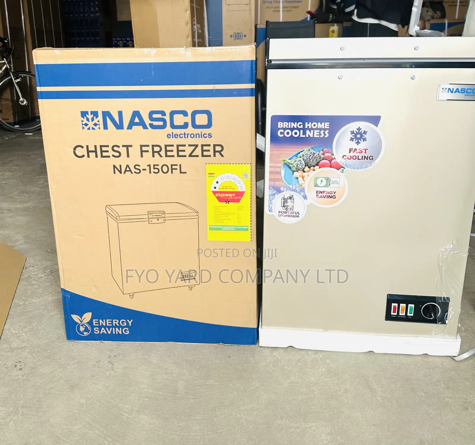Preserve Fresh With Nasco 100ltrs* Single Door Chest Freezer