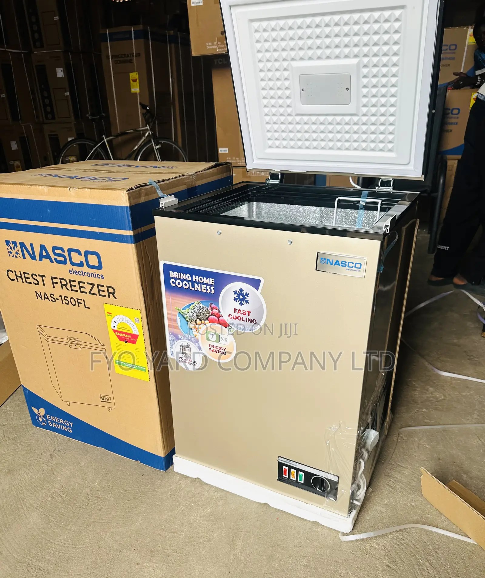 Preserve Fresh With Nasco 100ltrs* Single Door Chest Freezer