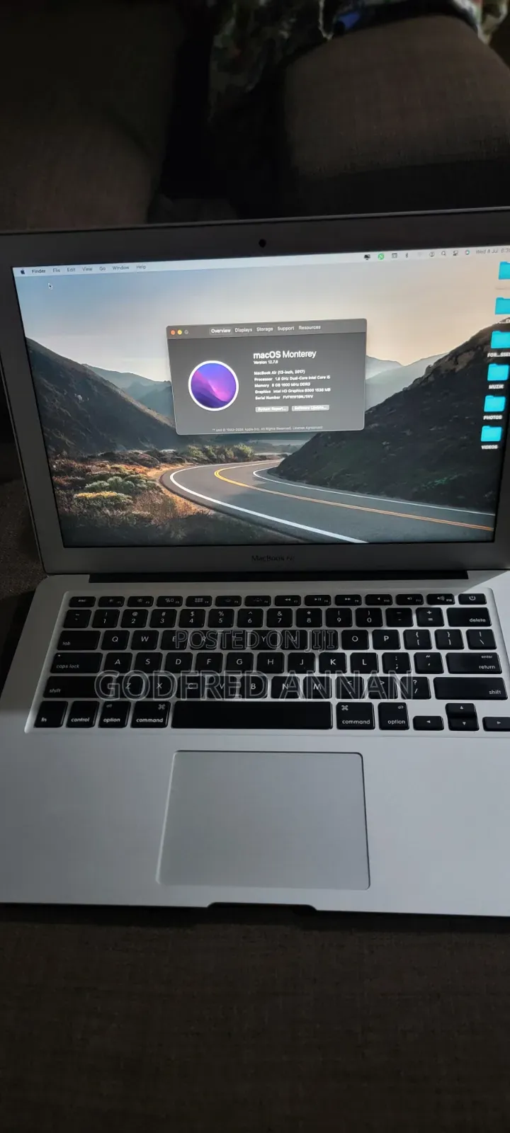 Laptop Apple MacBook Air 2017 8GB Intel SSD 512GB