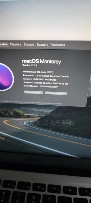 Laptop Apple MacBook Air 2017 8GB Intel SSD 512GB