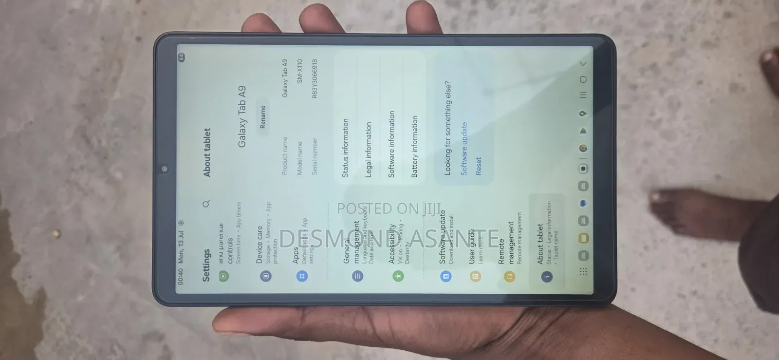 Samsung Galaxy Tab A9 64 GB White