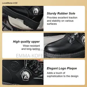 Sleek, Durable Stylish Footwear for Any Occasion - Black