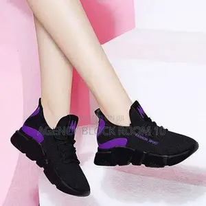 Women's Fashion Sneakers - Black