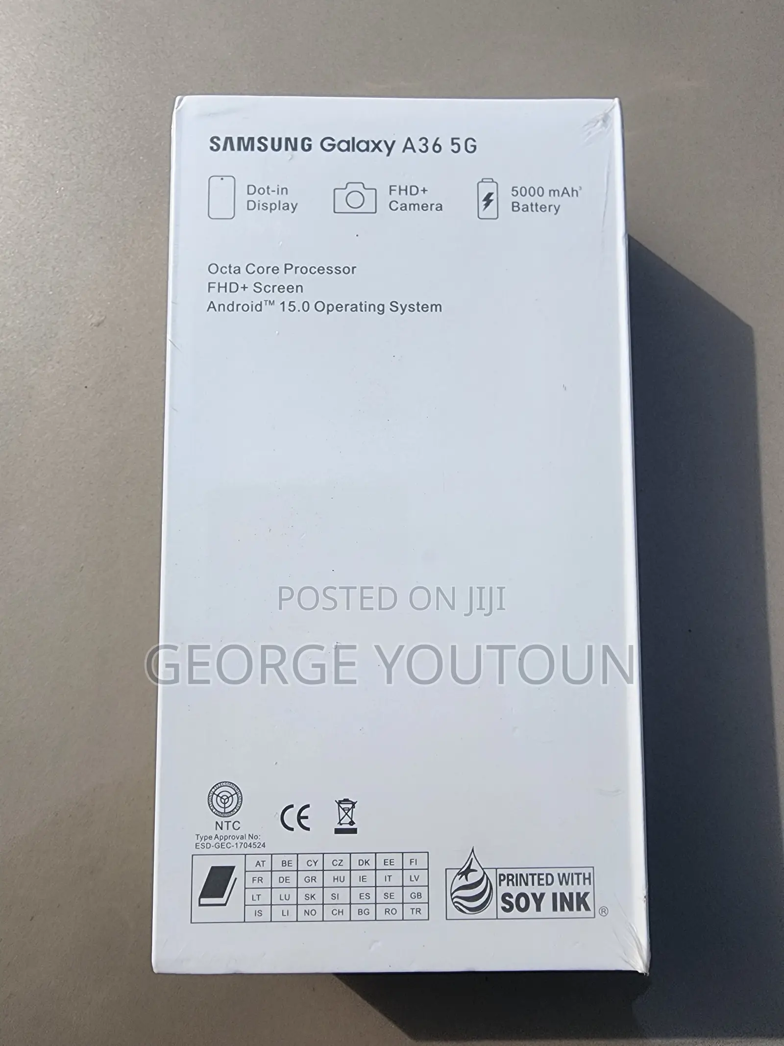 New Samsung Galaxy A36 256 GB Black