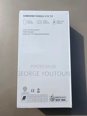 New Samsung Galaxy A36 256 GB Black