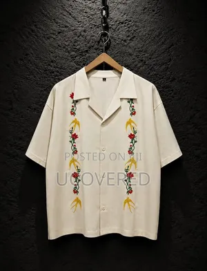 Embroidered Button-Up Shirts