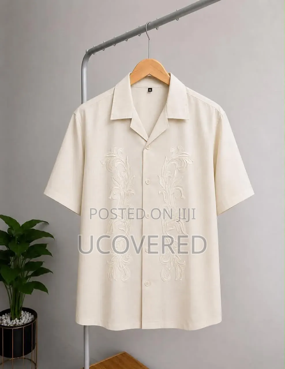 Embroidered Button-Up Shirts
