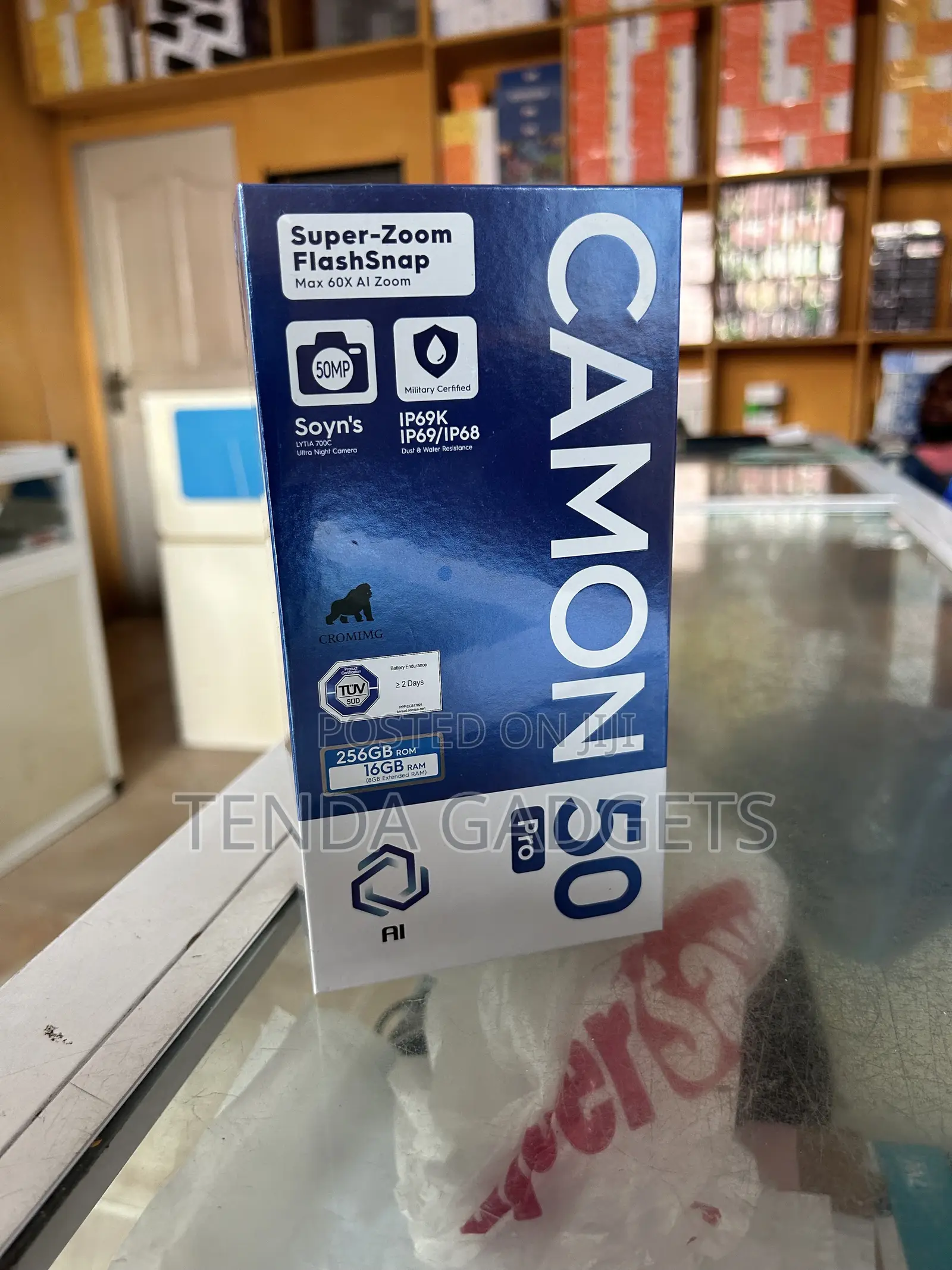 New Tecno Camon 50 Pro 256 GB Black