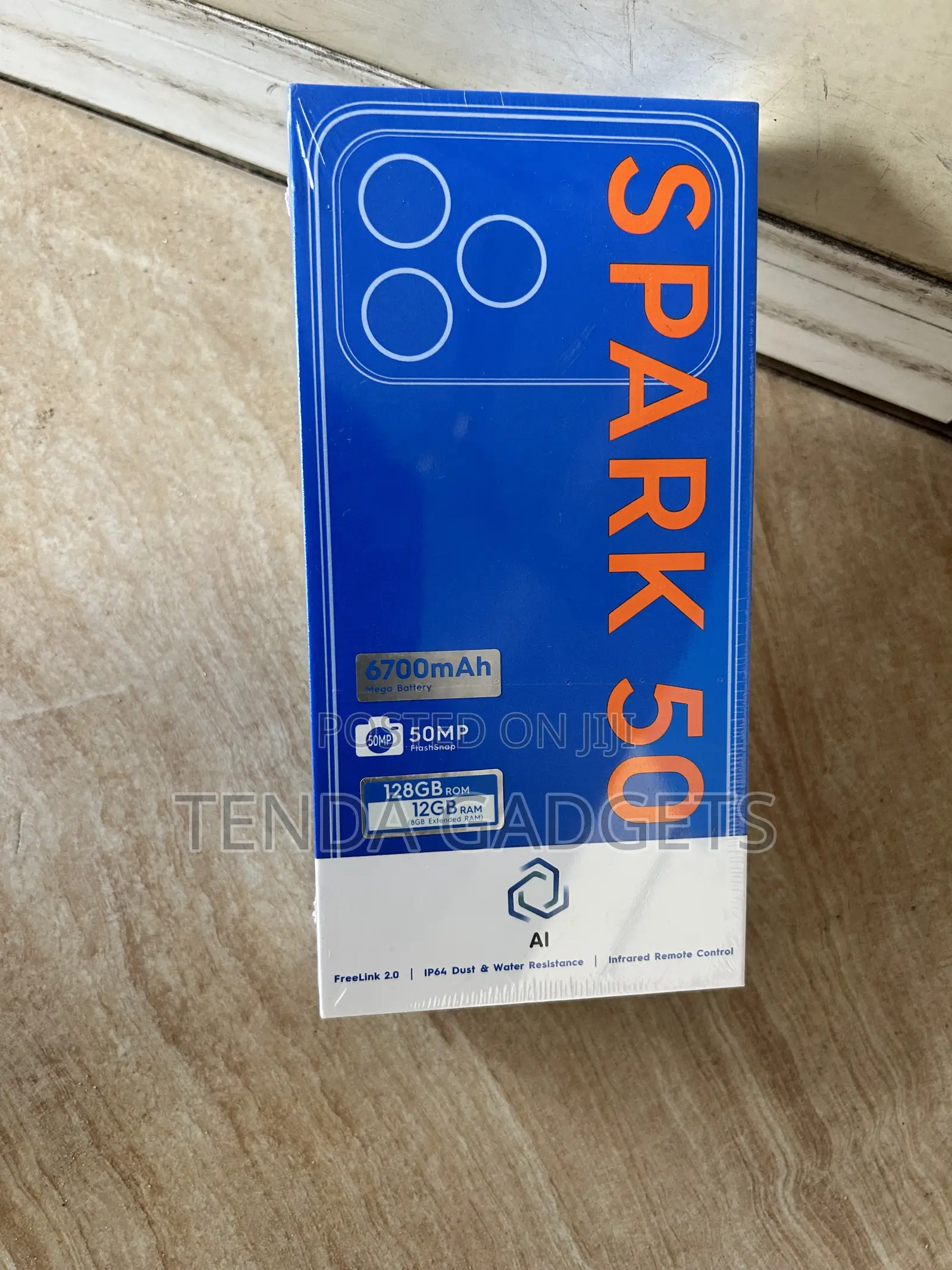 New Tecno Spark 50 128 GB Blue