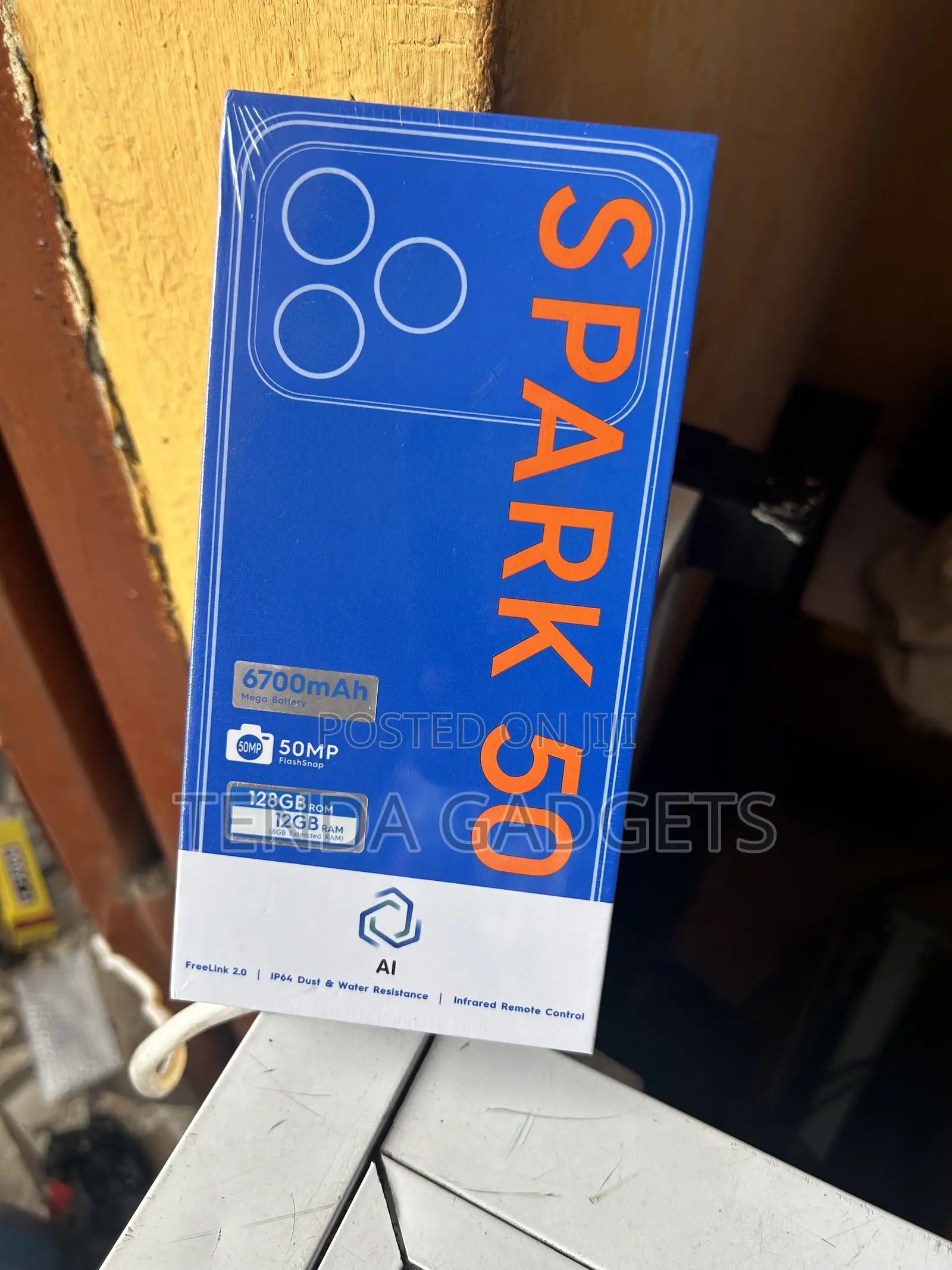 New Tecno Spark 50 128 GB Blue