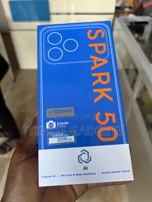 New Tecno Spark 50 128 GB Blue