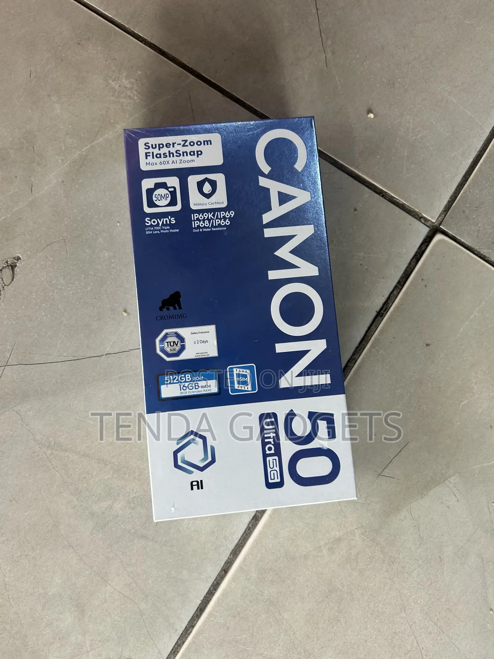 New Tecno Camon 50 Ultra 512 GB Black