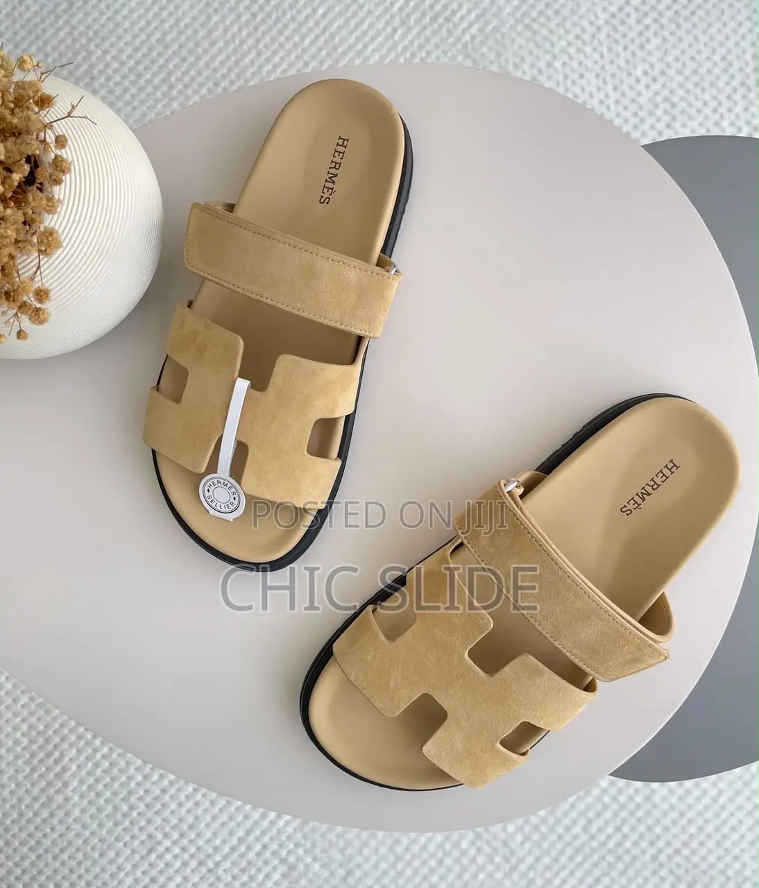 H-Strap Slides Sandals