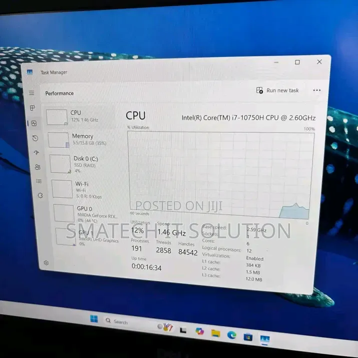 Laptop Dell G5 15 5500 16GB Intel Core i7 SSD 1T