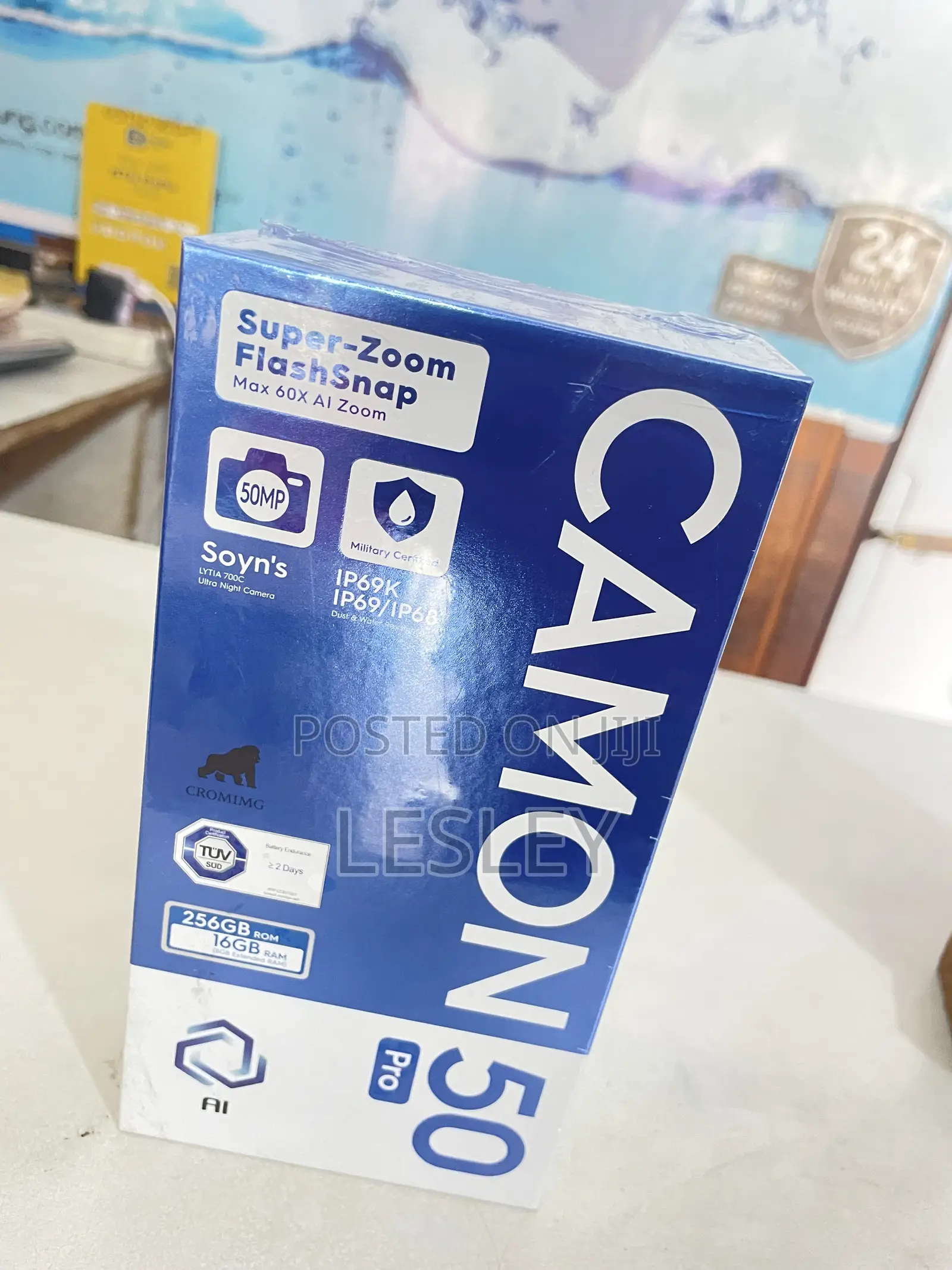 New Tecno Camon 50 Pro 256 GB Black