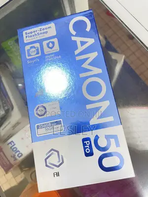 New Tecno Camon 50 Pro 256 GB Black