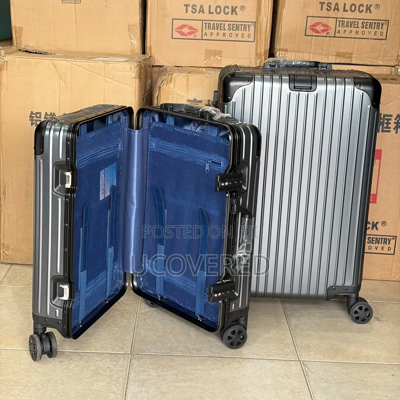 Elite Collection Hardside Aluminum Suitcases